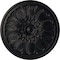Ekena Millwork Bordeaux Ceiling Medallion (Fits Canopies up to 3 1/4"), Hnd-Painted Steel Gray, 22 5/8"OD x 1 3/4"P CM22BOSGS - alternate 1